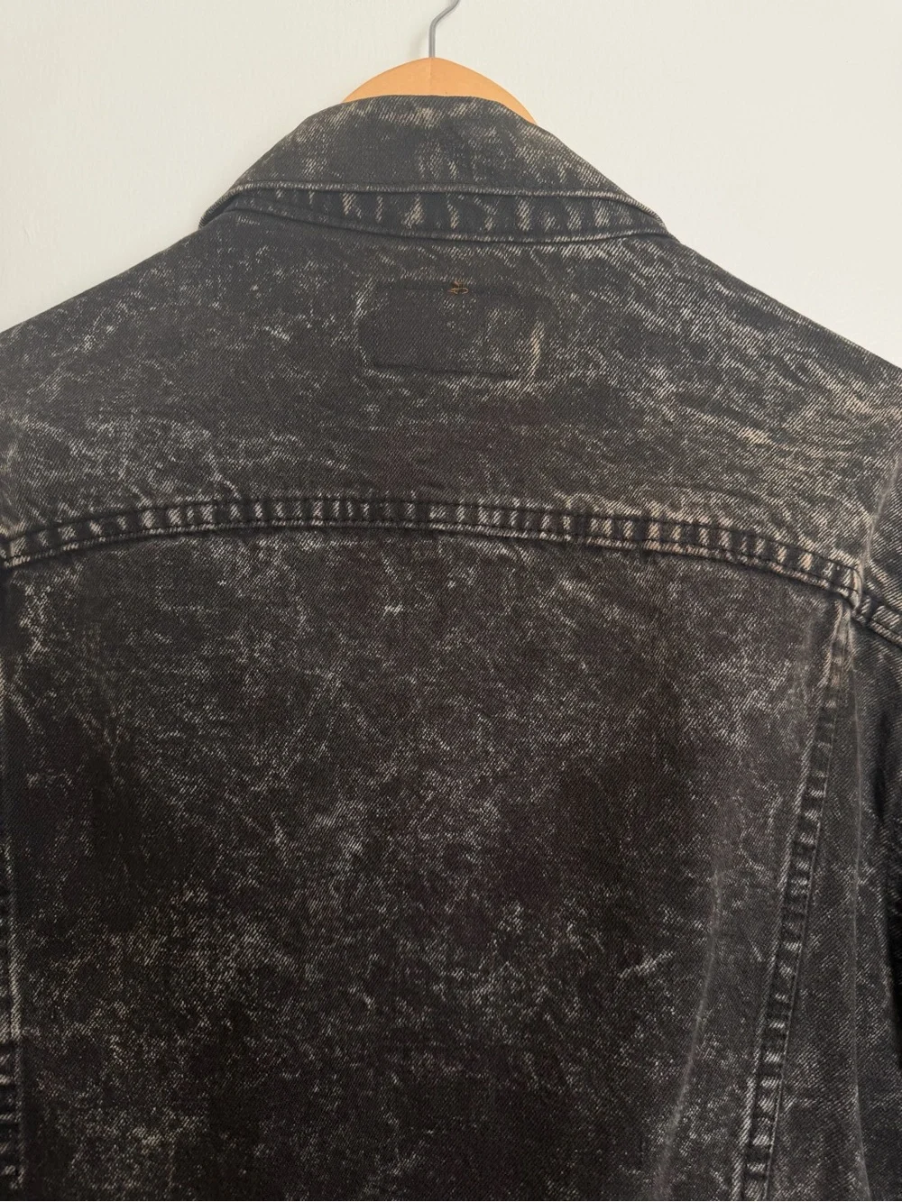 Levis Strauss Vintage Denim Jean Jacket Washed Black 70507 0253 Medium Button Up
